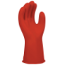 E0011R-10 - Gloves, rubber, red, 280mm,