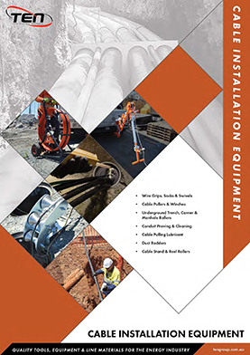 TEN Group Catalogue 3 - Cable Installation Equipment