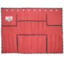 TENM443 - Apron, bucket, canvas, red,